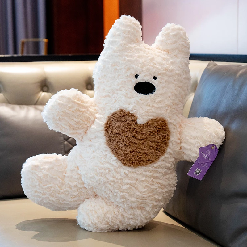 可爱西高地抱枕小狗玩偶小白狗毛绒玩具抱睡公仔女生床上睡觉抱枕