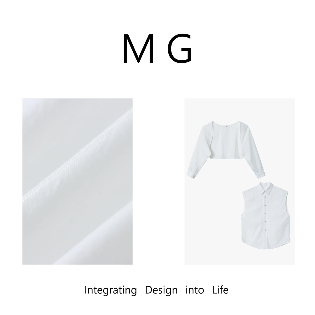 【MG】澳网套装  新款定制秀场系列小众衬衫两件套女MG-J081