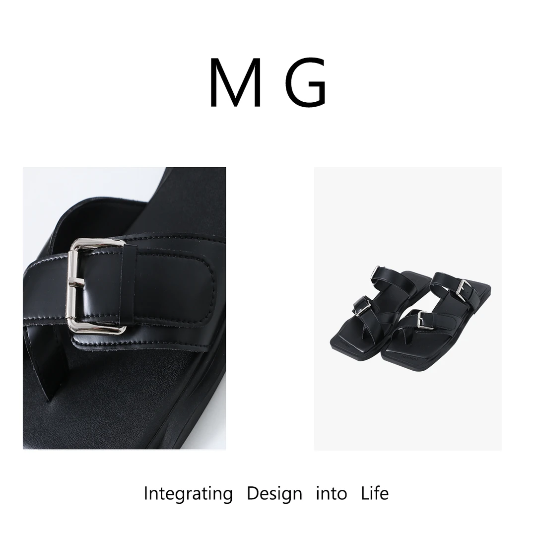 【MG】 漫步 新款定制调节带休闲人字拖夹拖女LL-101-109