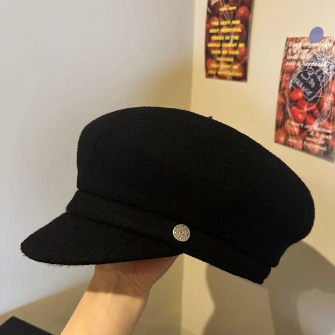 不肉优选【海军帽】复古时尚百搭贝雷帽子5351