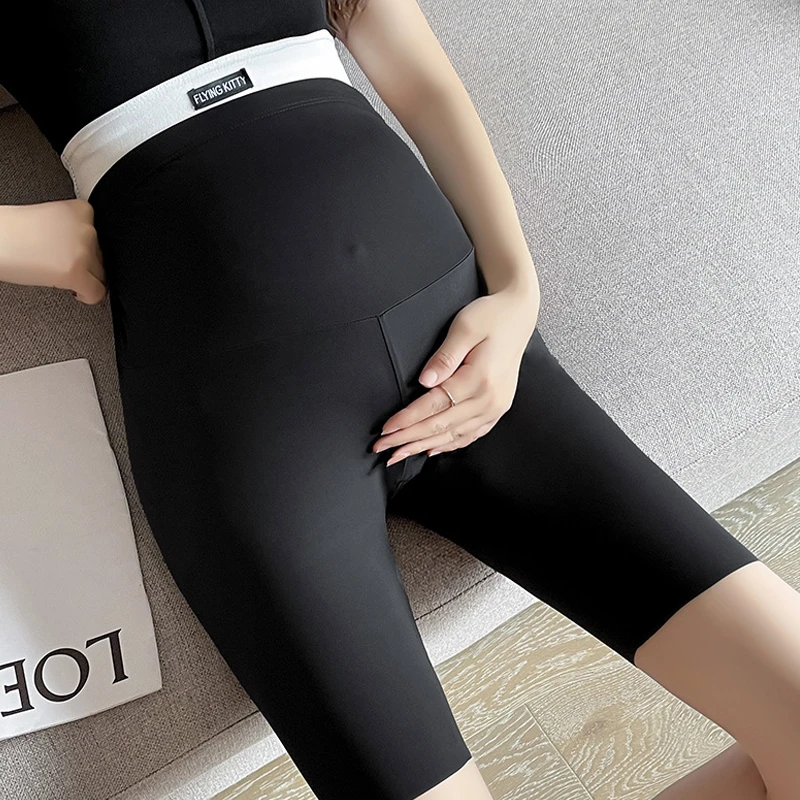 孕妇短裤五分鲨鱼裤加肥加大码pmm夏季薄款外穿打底裤安全裤女