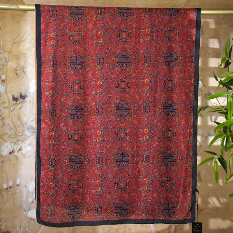 Pearl Silk/明珠香韵丝绸 【万寿图】70*180羊绒蚕丝C304