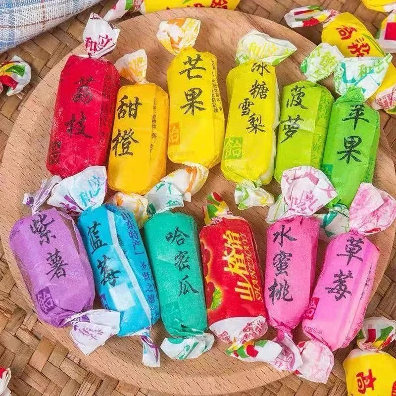 魏福记高粱饴软糖山东特产拉丝老式怀旧零食糖果