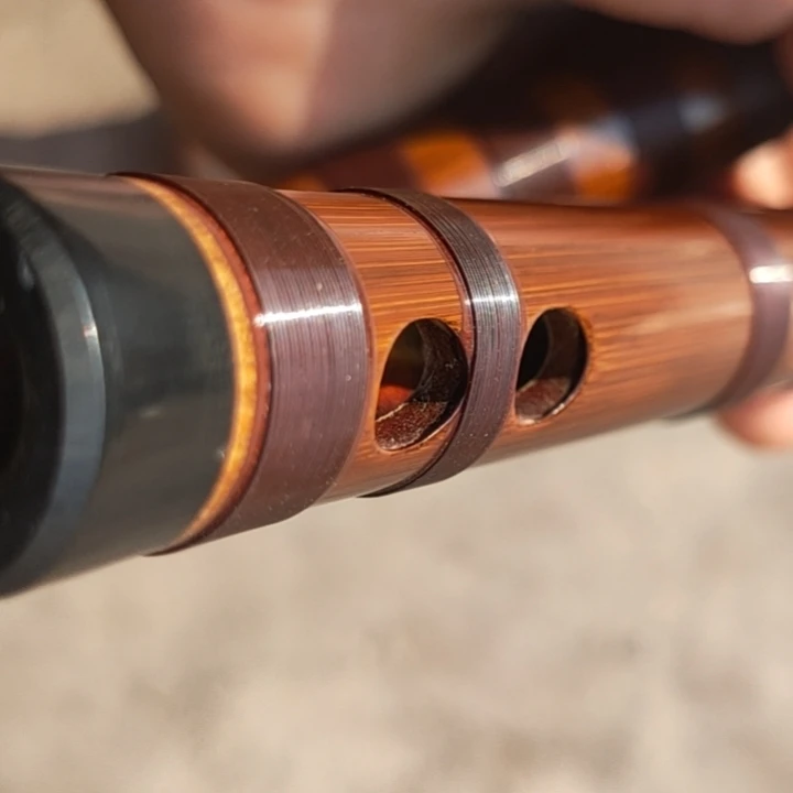 雨洁常规款大漆竹笛笛子