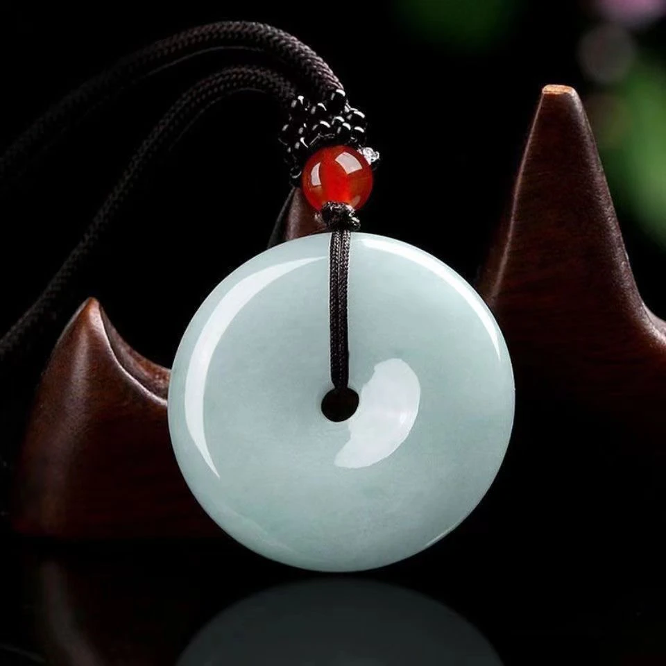 天然翡翠A货平安扣