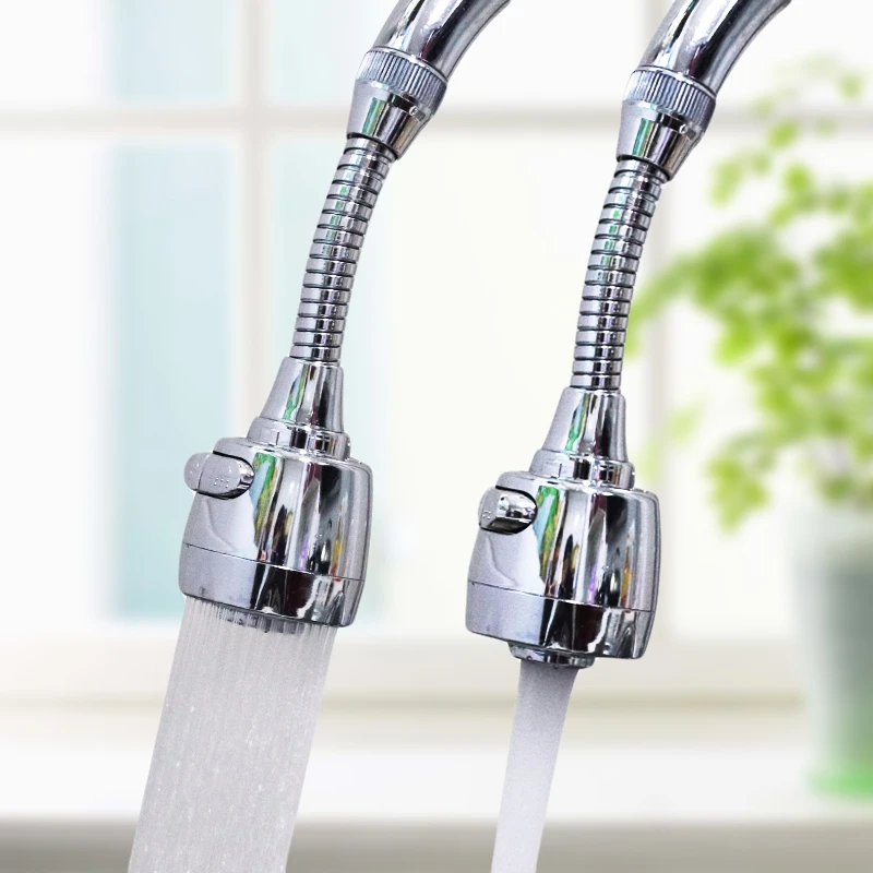 厨房增压水防溅头嘴加长延伸起泡花洒喷头家用不锈钢延伸器节水管