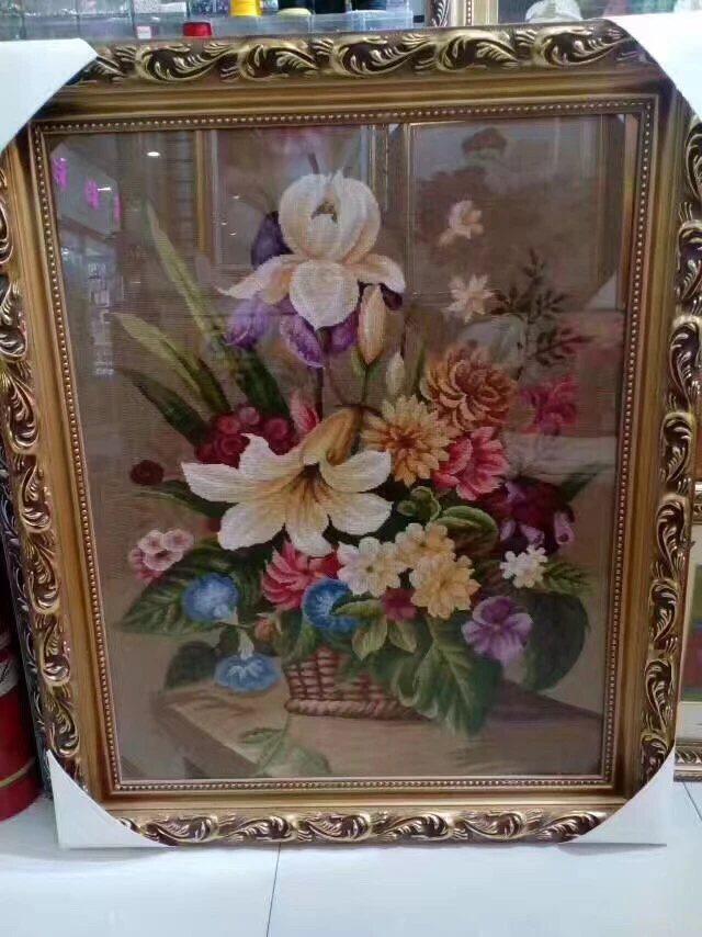 绒绣 绚丽 双线半针材料包  尺寸：82*104