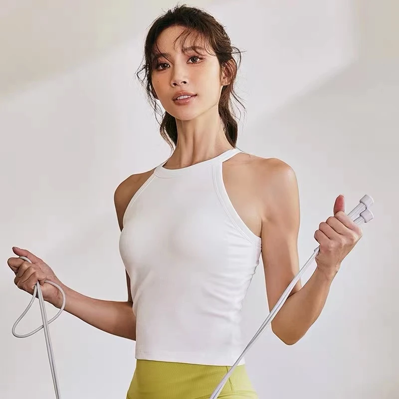 白098 百搭挂脖一体背心 巨型安妮 孤品高端健身运动瑜伽服