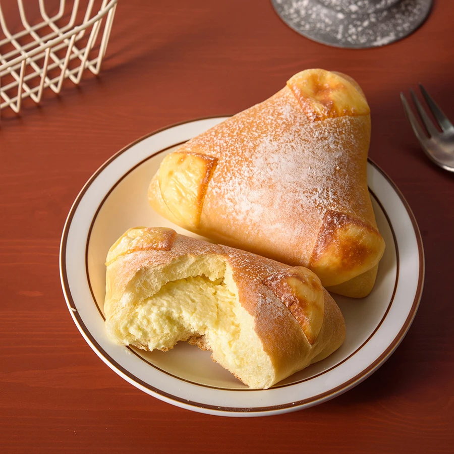 【顺丰480g】一箱芝士三角烧6枚 手工健康零食早餐经典健身代餐面包