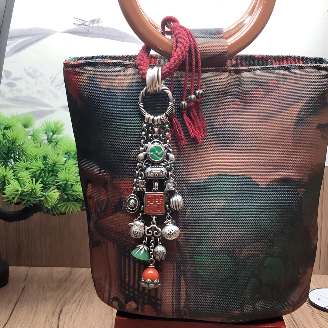 925银银制品 银包挂百搭复古古风