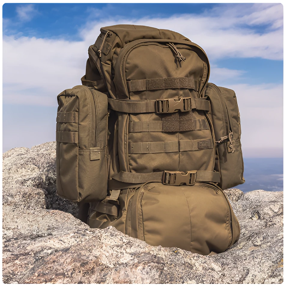 5.11户外战术双肩包511rush100大容量露营包徒步旅行背包56555