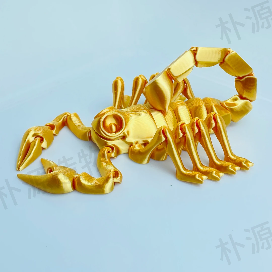 3D打印蝎子一体关节可活动玩具礼物摆件装饰小动物送男友新奇网红