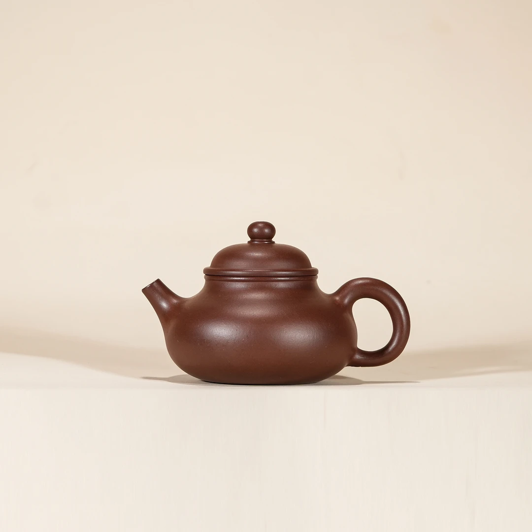 缘矿甄选-经典系列 容天壶 宜兴紫砂原矿底槽清