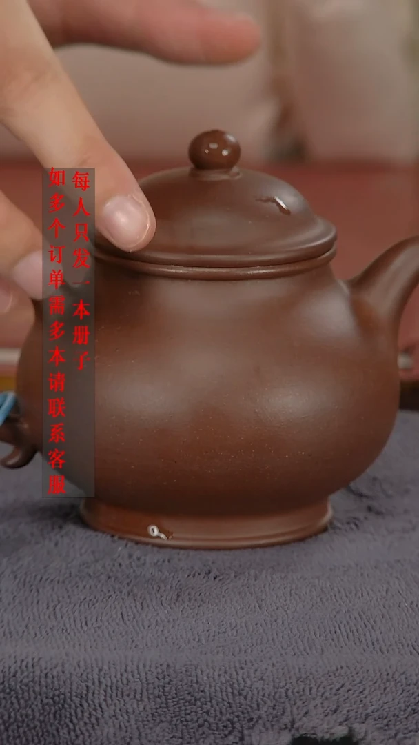 【闪购商品】紫砂茶壶底槽清潘壶封釉200CC