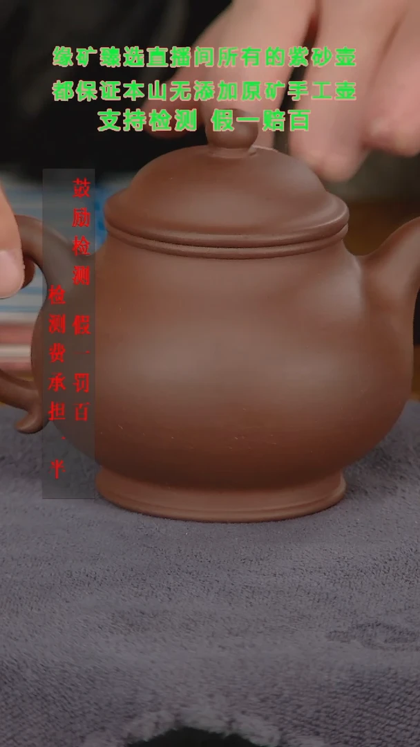 【闪购商品】紫砂茶壶底槽清潘壶封釉200CC