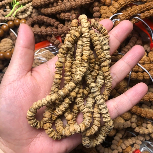 百香大肠横切手持百香籽手串文玩尺寸随机