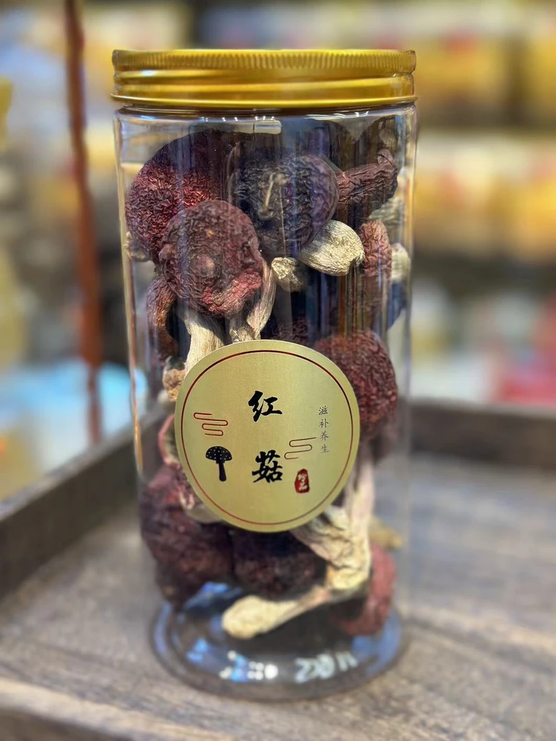 新鲜红菇干货100g