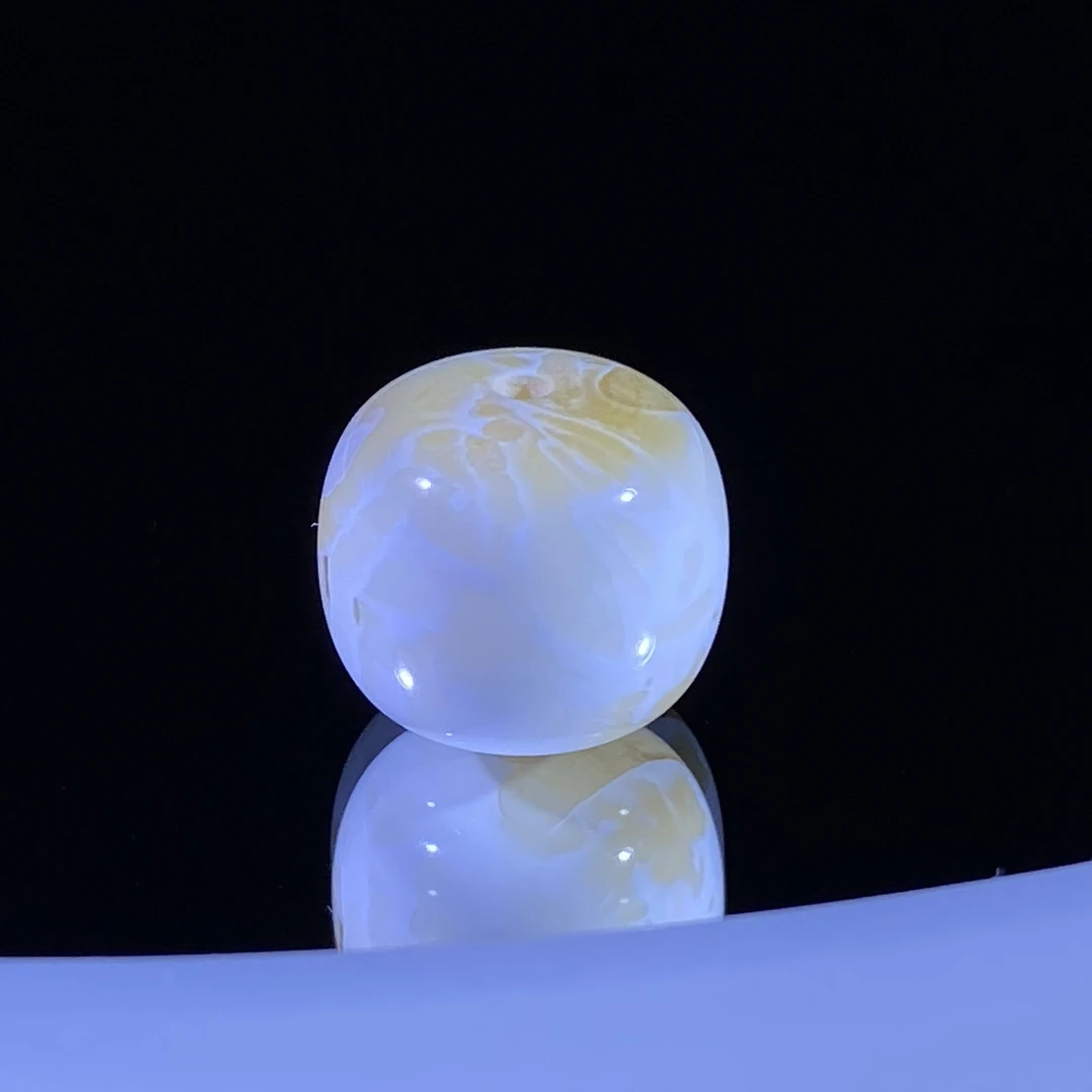 11mm尺寸漆白妖花蜜蜡老型 全品配串好看妖