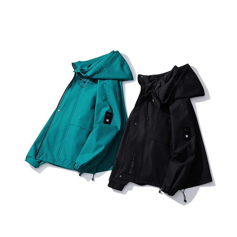 3311 N 时尚连帽工装开衫外套美式复古高街痞帅情侣夹克