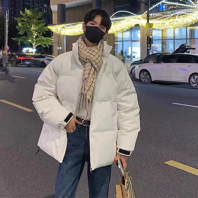 3126 N 冬季户外防寒加厚连帽棉衣美式机能工装PU皮棉服