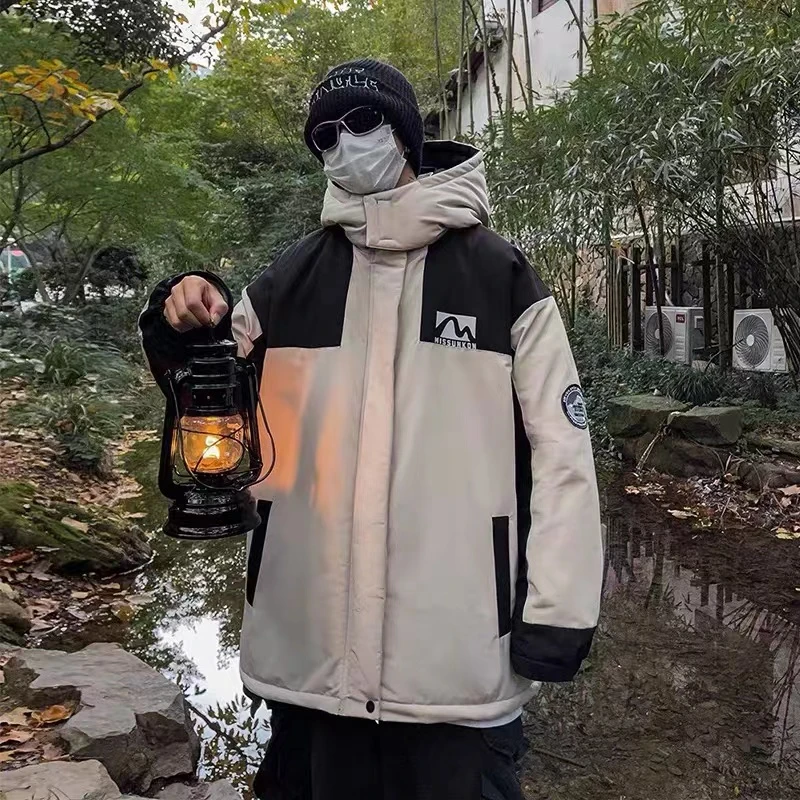 A702 N 冬季美式户外防寒加厚连帽棉衣美式机能冲锋衣工装棉服