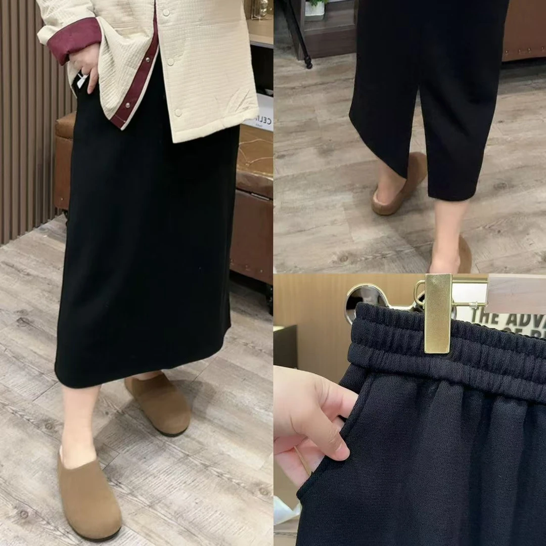 百搭神器后开叉半身裙