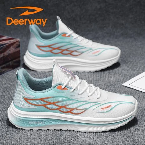 德尔惠男鞋夏季飞织透气潮鞋休闲百搭网名网面运动跑步潮流鞋子男