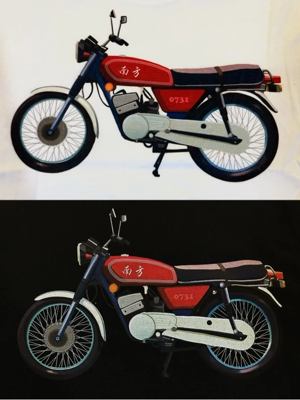 CSAMPLE 长沙样范 24款“南方闹药”复古重磅280g纯棉T恤宽松印花