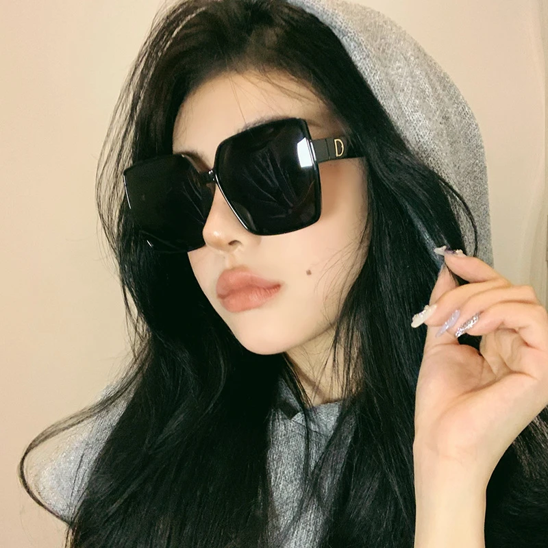 大框遮阳太阳镜女墨镜新款时尚潮流太阳眼镜b