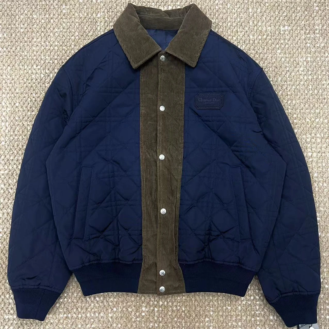 全新未使用 DIOR/迪奥 拼色Logo刺绣夹克外套