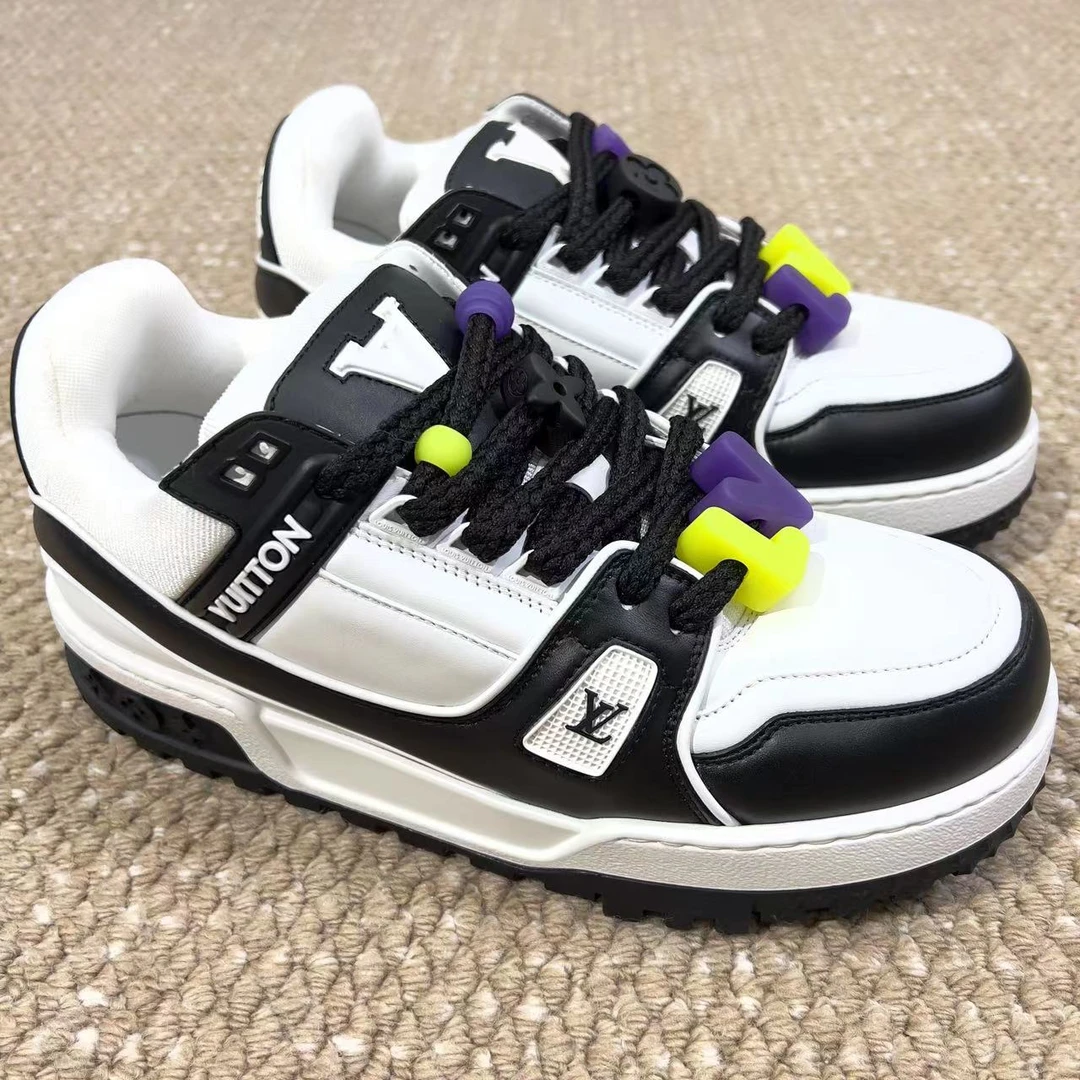 未使用 LouisVuitton/路易威登  黑白胖丁Trainer运动鞋