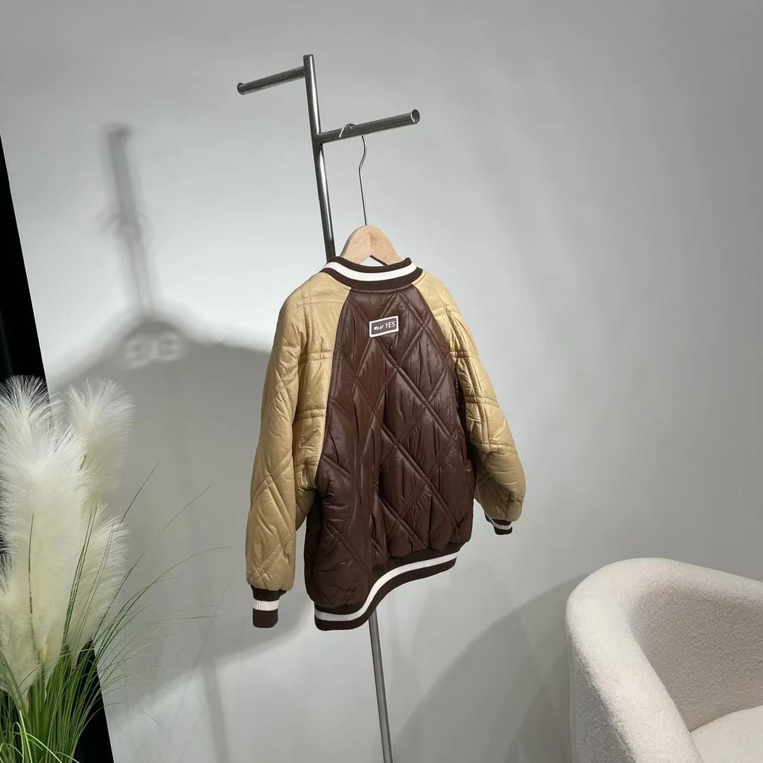 新款短款棉外套咖色 2387