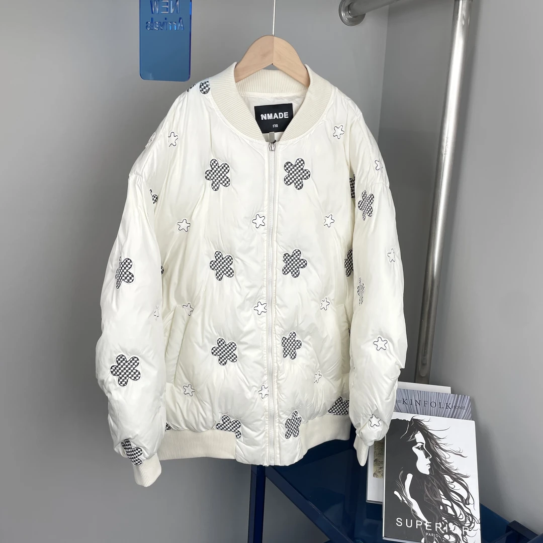 壹宇厚外套白色C105  8300