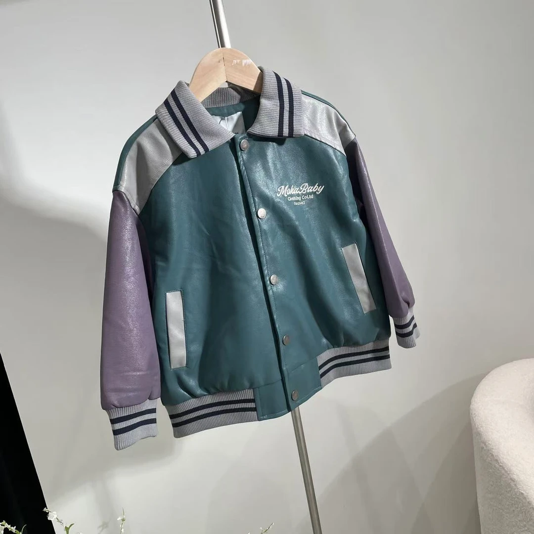 新款皮衣外套绿色1218