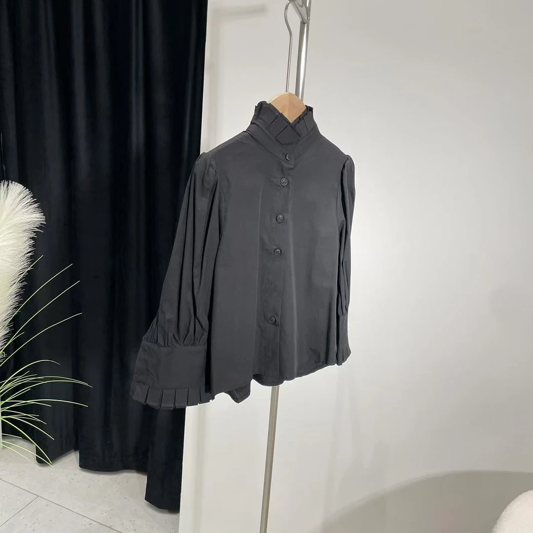 新款单款衬衫黑色 6069