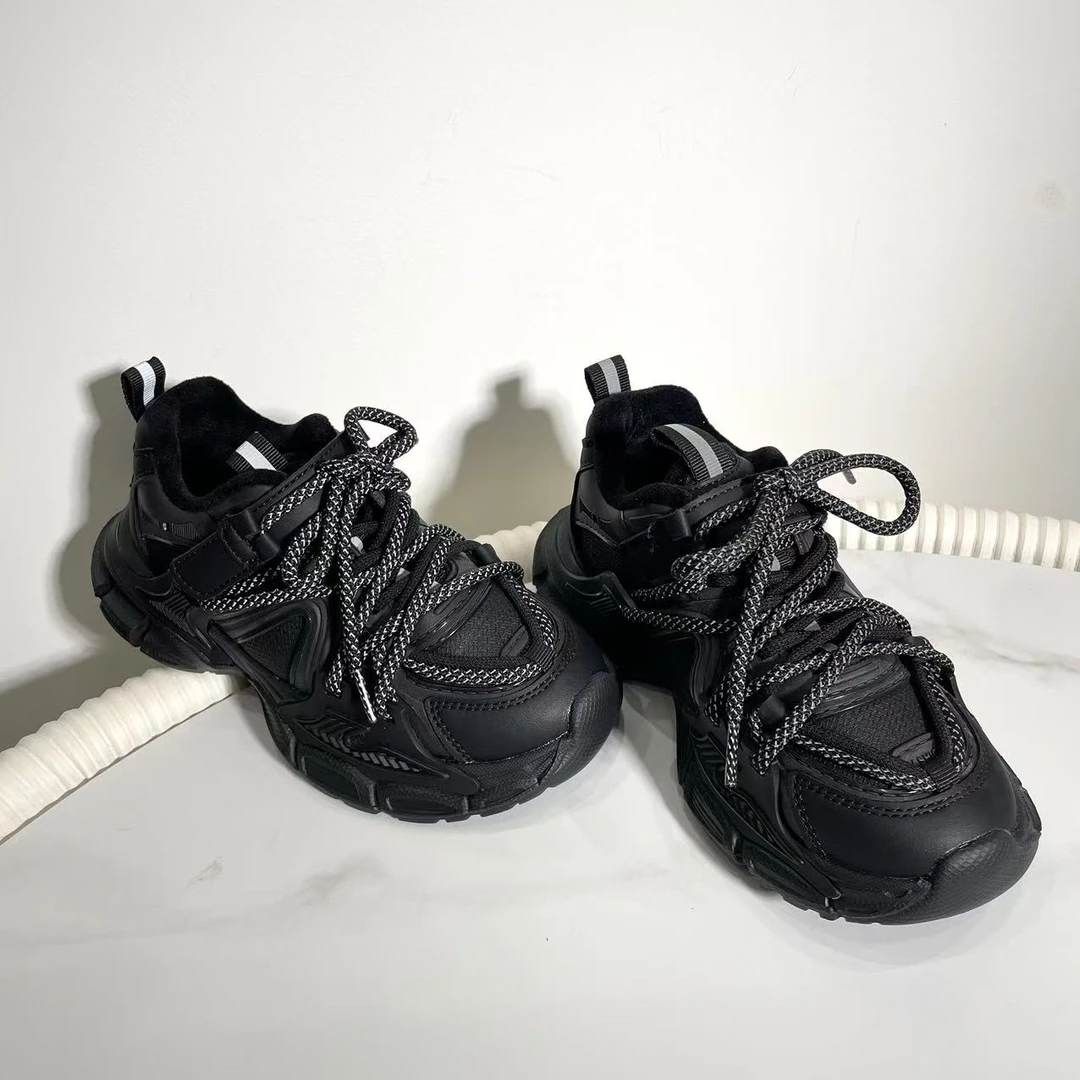 新款厚绒款运动鞋0067黑潮鞋