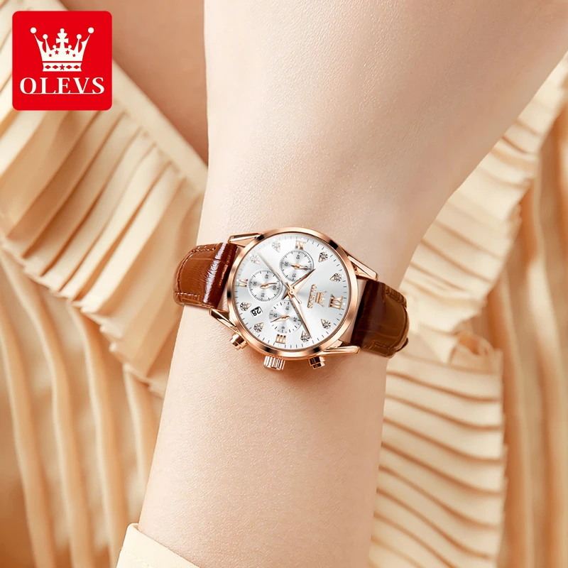 【新疆包邮】正品牌石英手表女士多功能夜光防水时尚气质女腕表学生