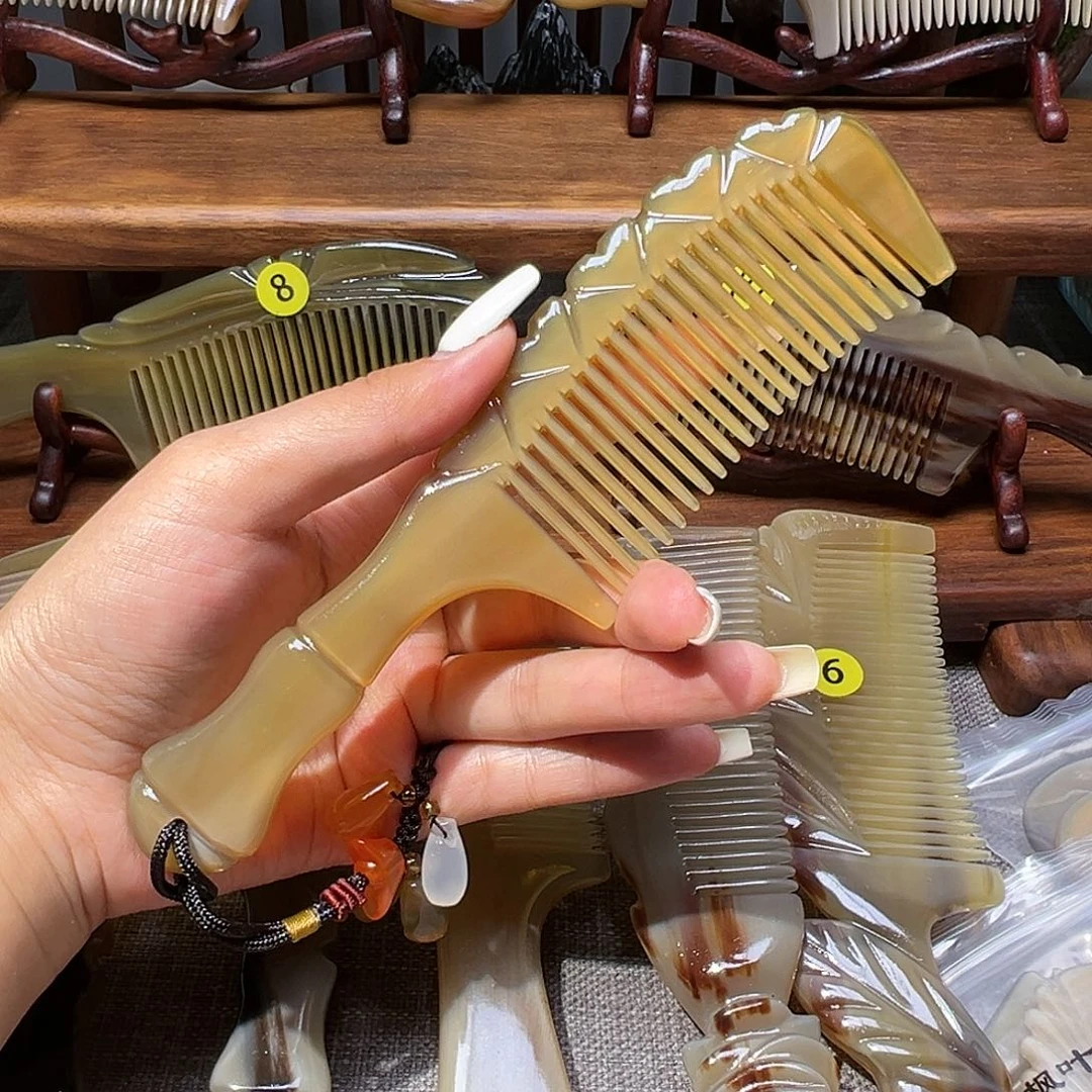 【闪购商品】138 枫叶牛角梳牛角梳