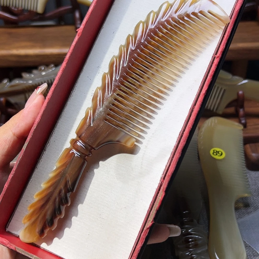 【闪购商品】98 枫叶牛角梳牛角梳