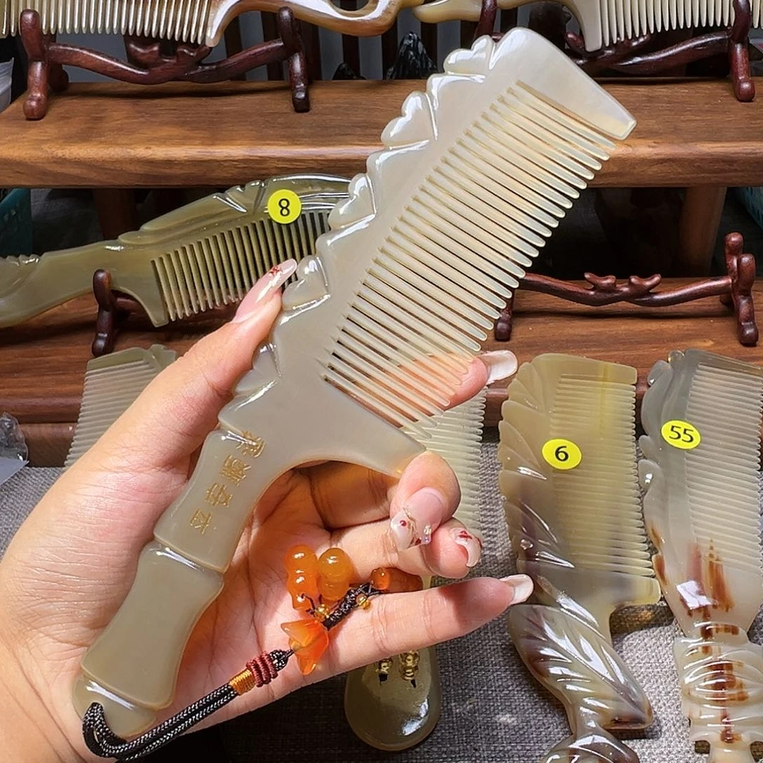 【闪购商品】066 枫叶牛角梳牛角梳