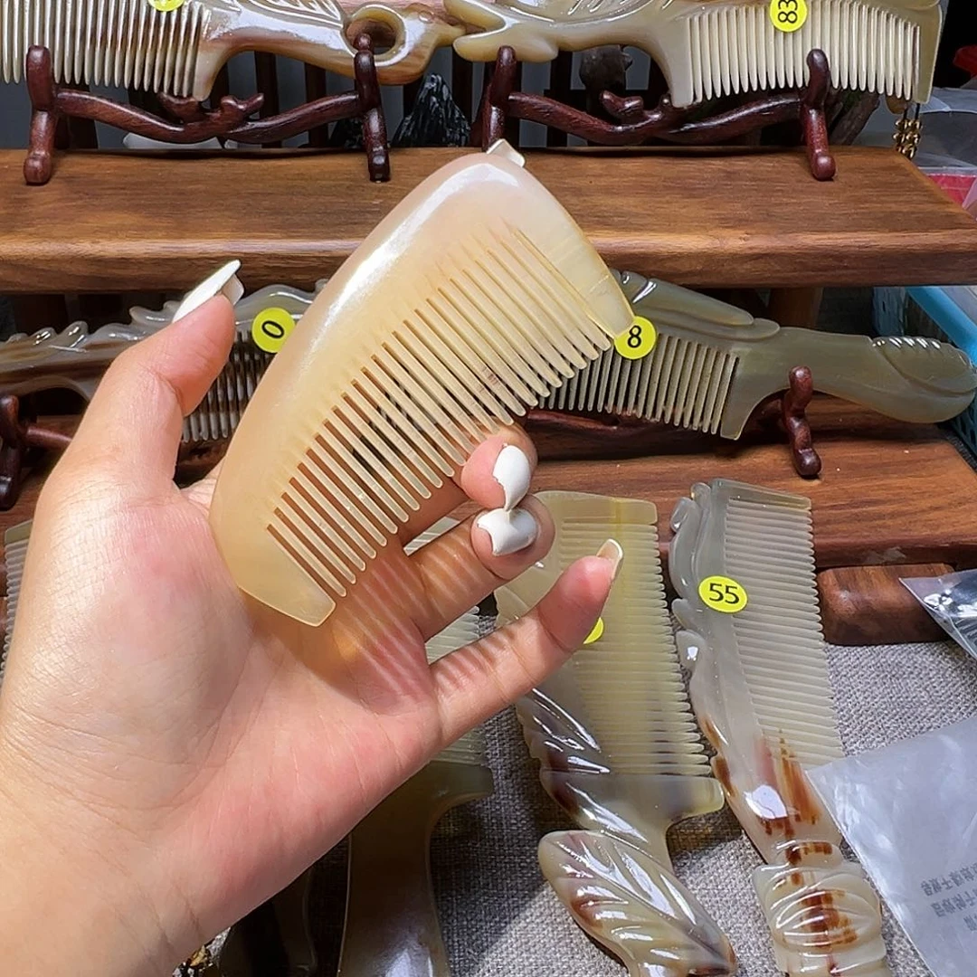 【闪购商品】枫叶牛角梳牛角梳