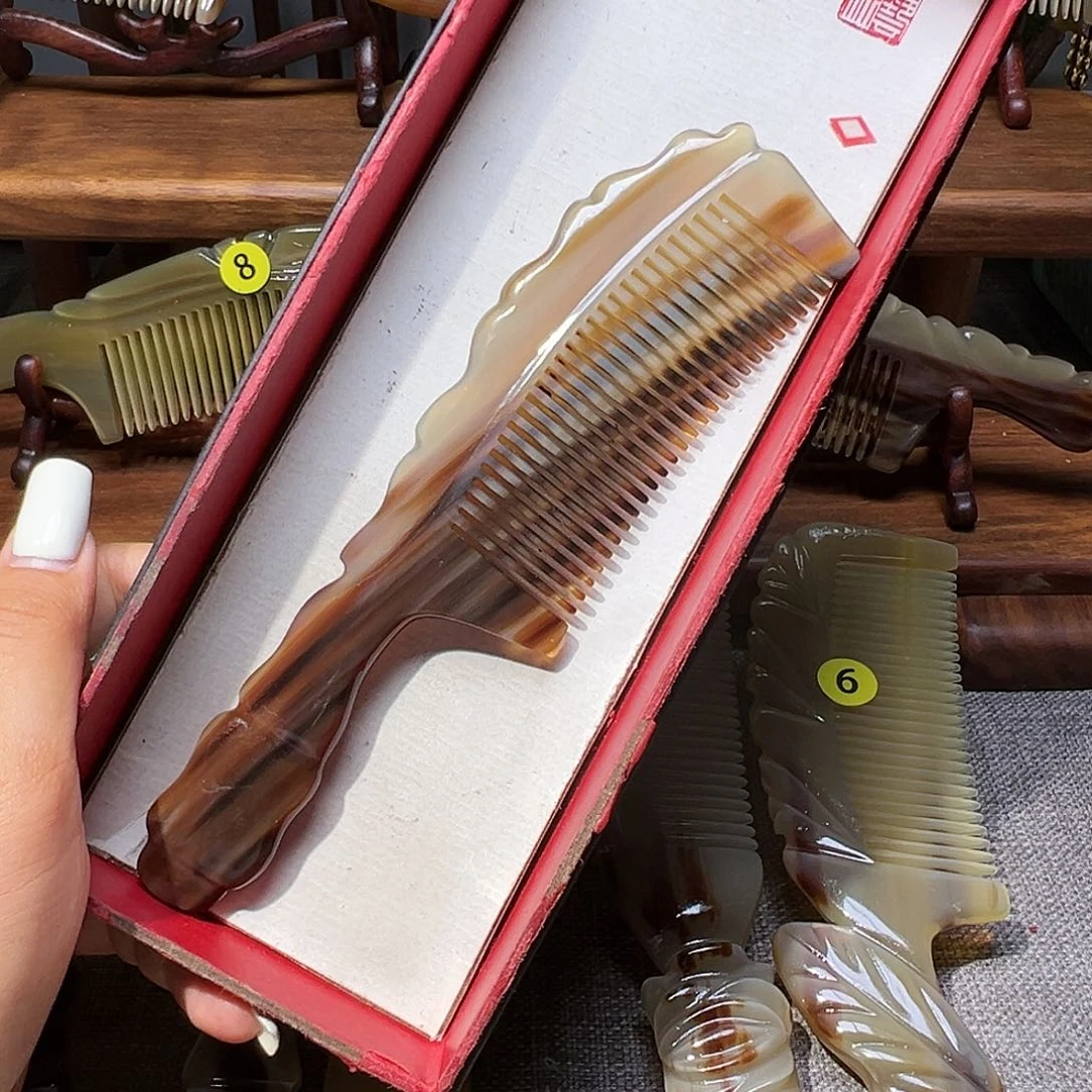【闪购商品】78 枫叶牛角梳牛角梳