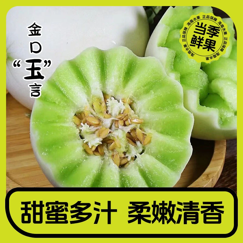 严选【玉菇甜瓜】当季新鲜水果果香脆甜冰淇淋口感浓郁香味香甜自然