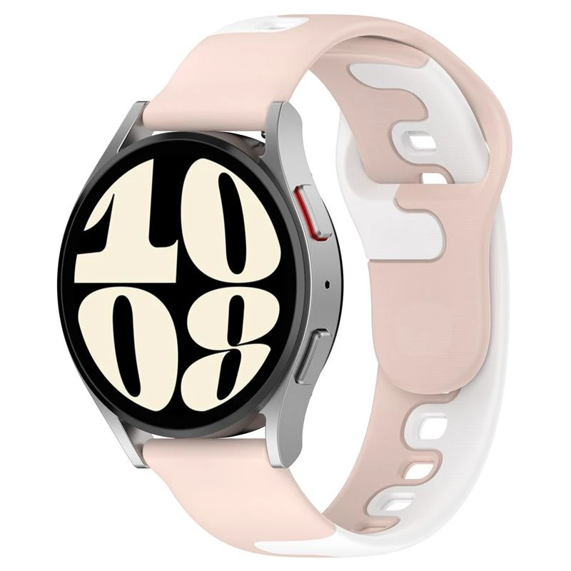 适用华为手表GT3表带watch3GT2pro拼接双色硅胶荣耀20/22mm腕带