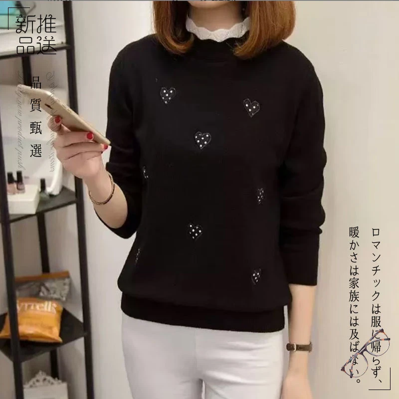 2024新款！女士内搭半高领长袖针织打底衫FG662