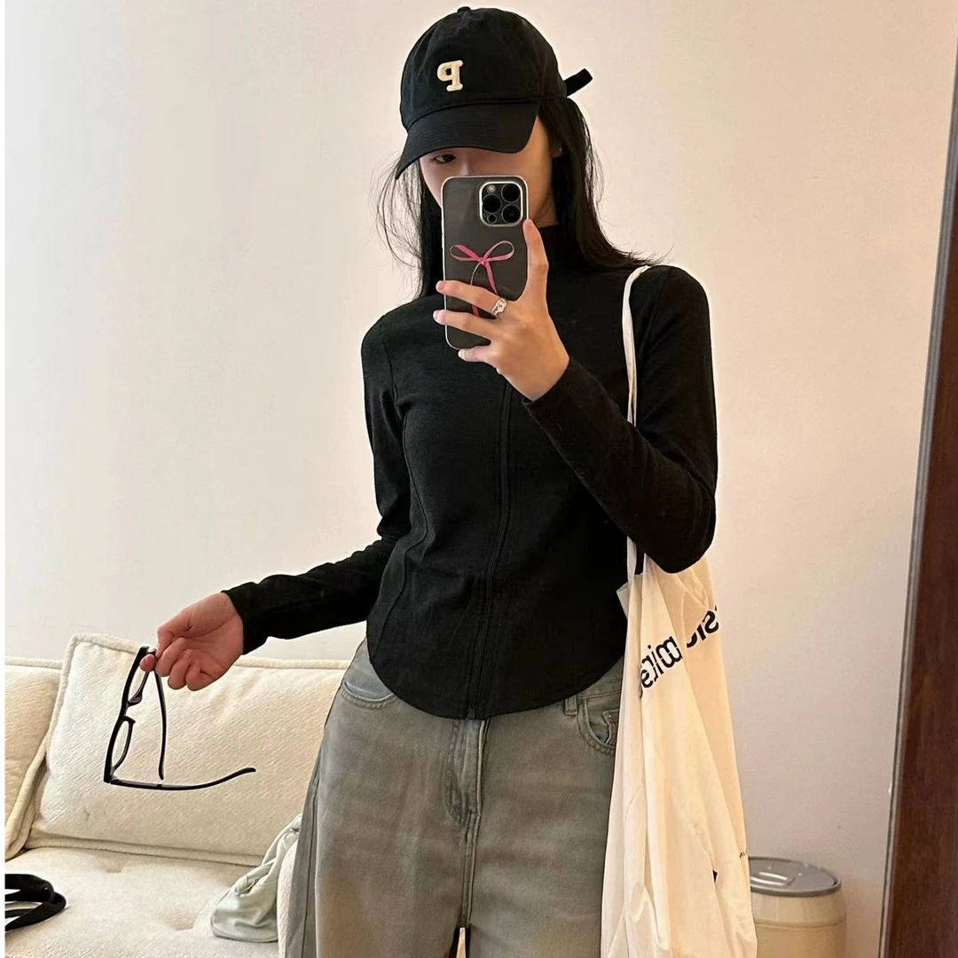 品质新款！柔软+亲肤收腰显瘦立领长袖外套FG526