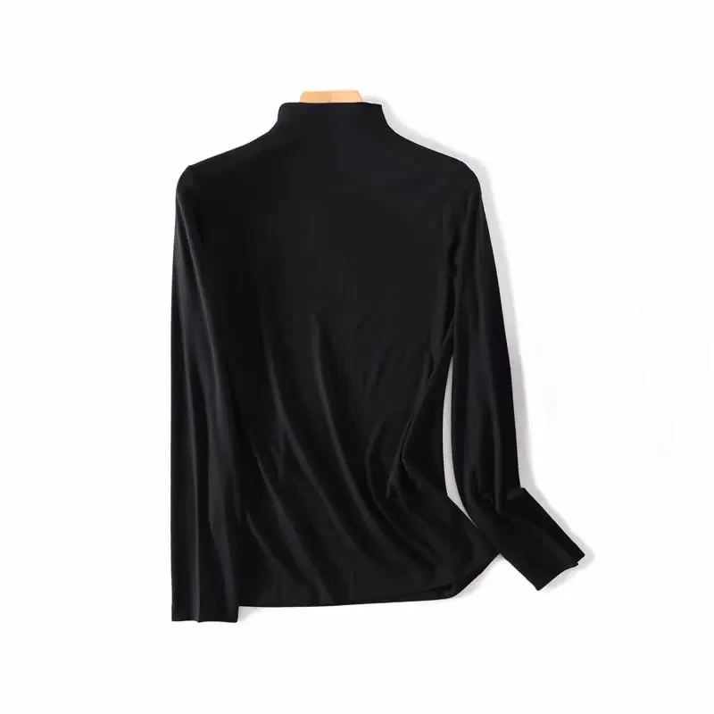 初秋限定！女士半高领长袖内搭打底T恤FG720