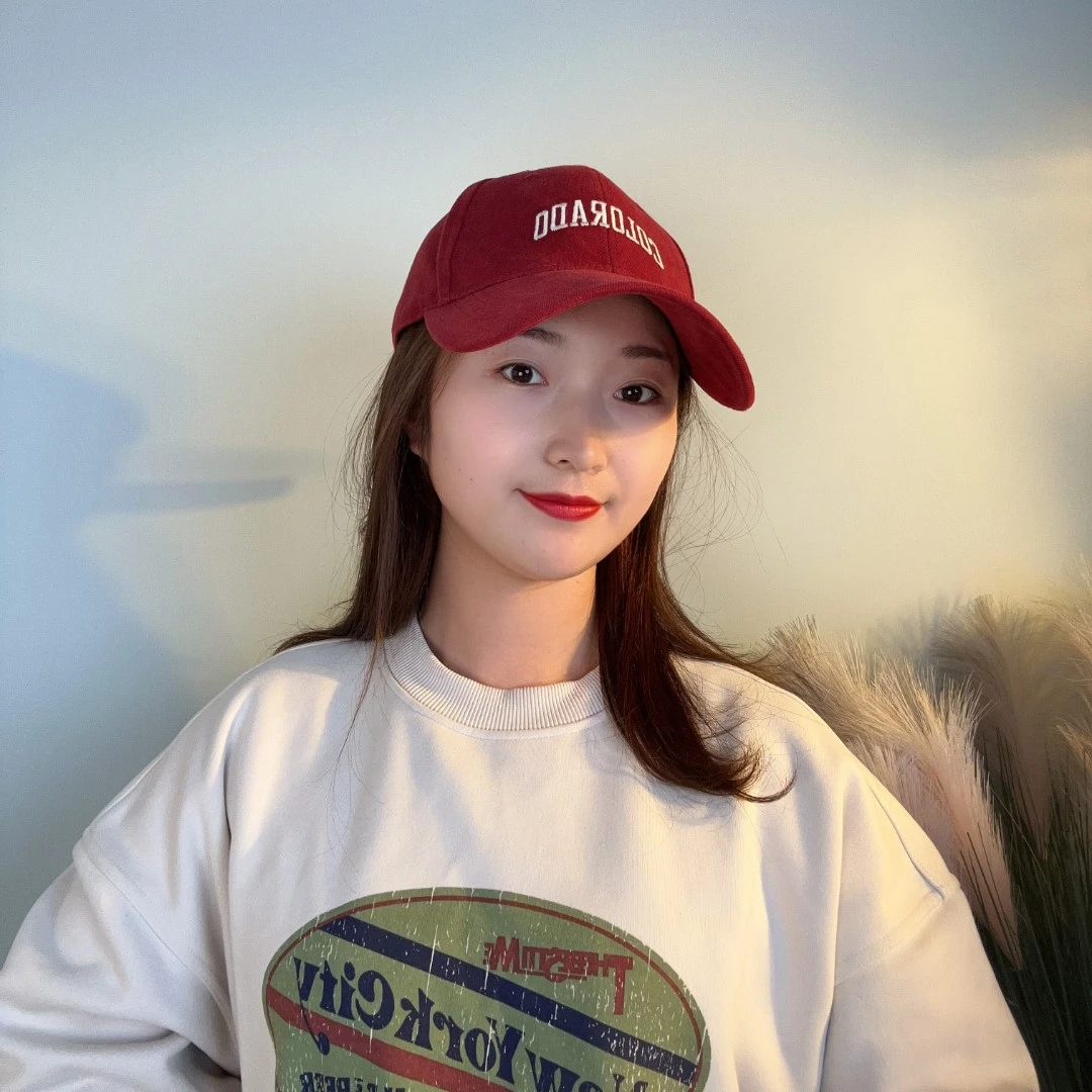 深顶大头围棒球帽女新款显脸小加深帽檐鸭舌帽子韩版百搭