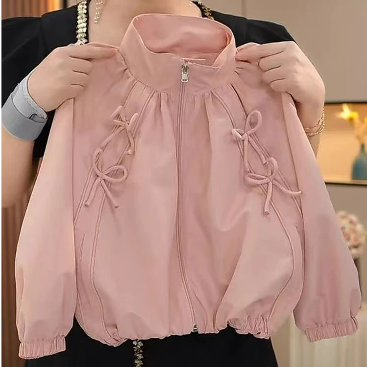 防水冲锋衣2025春秋款儿童加棉外套中大童洋气女童时尚女童冲锋衣