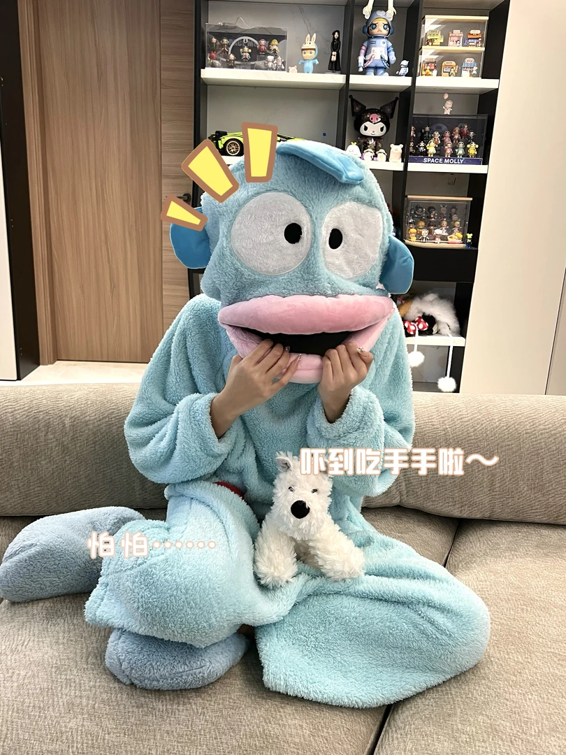 Tong小丑鱼连体睡衣正女款爆款2024季新款秋冬加厚加绒懂你家居服